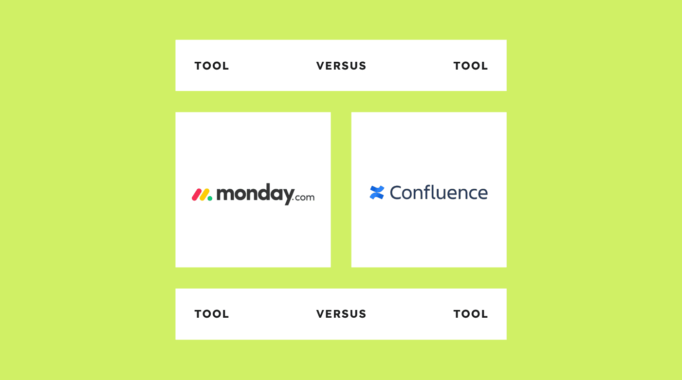 Monday com Versus Confluence 54201