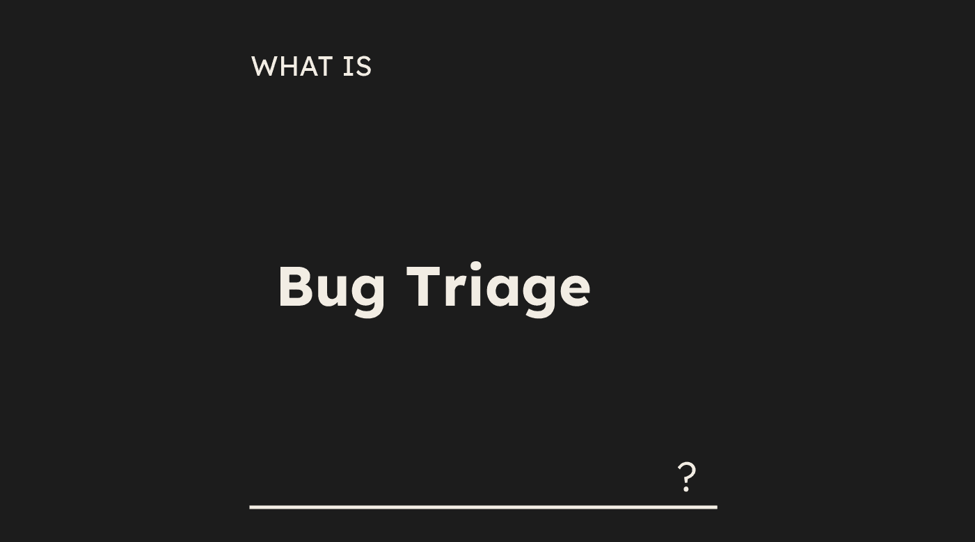 Bug triage what is x 69120