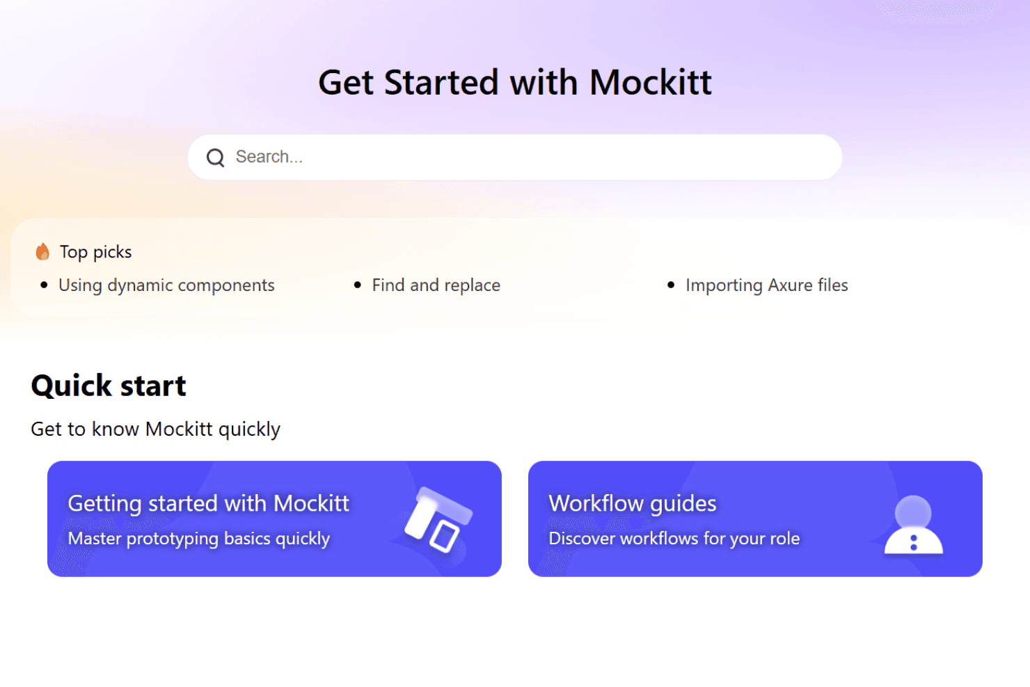 Wondershare Mockitt guides