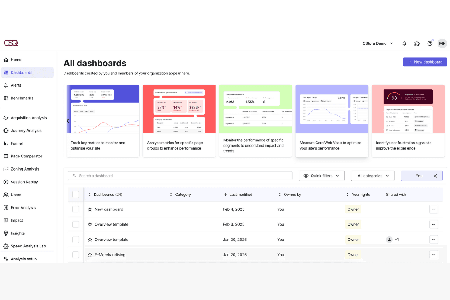 Contentsquare screenshot