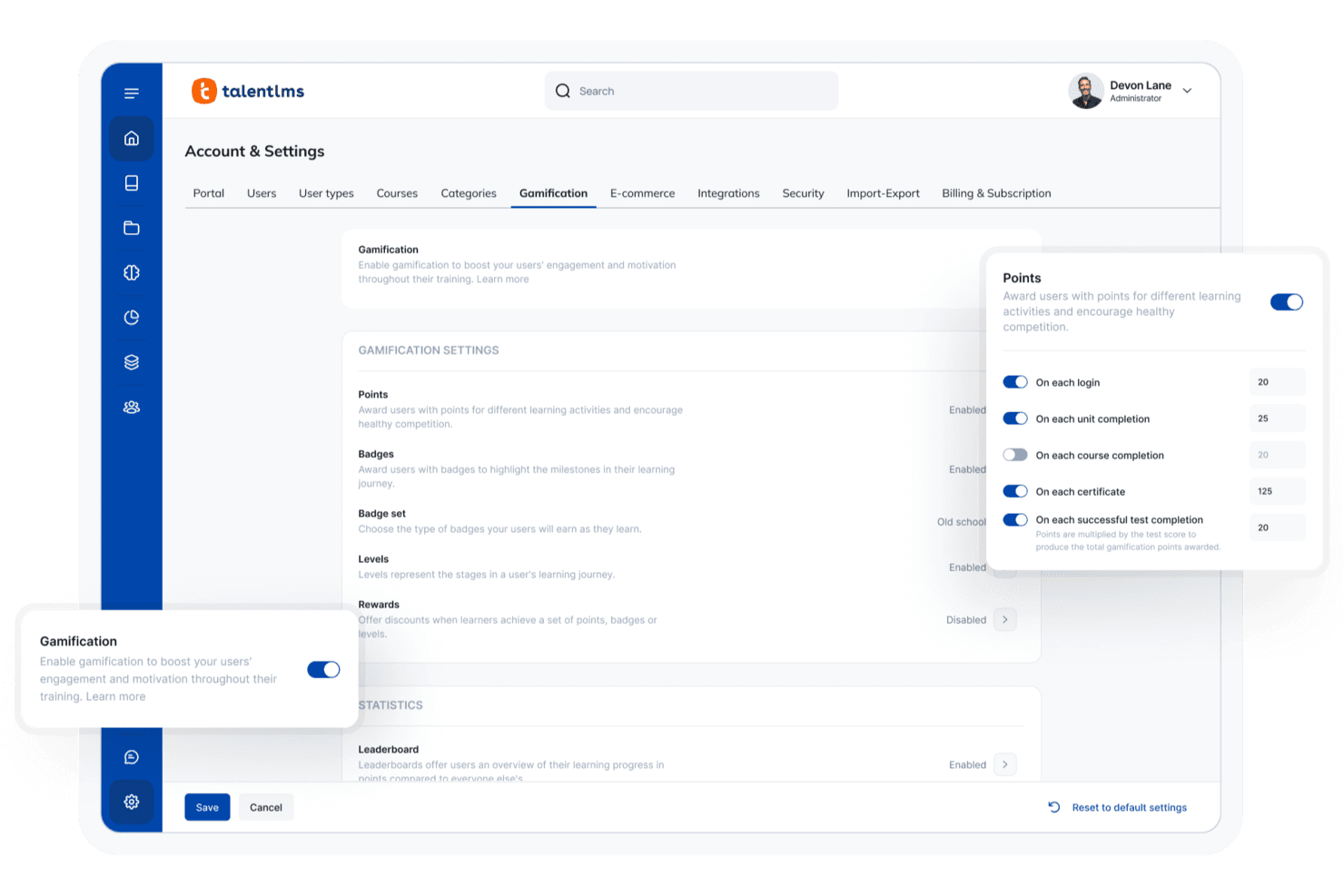 TalentLMS screenshot