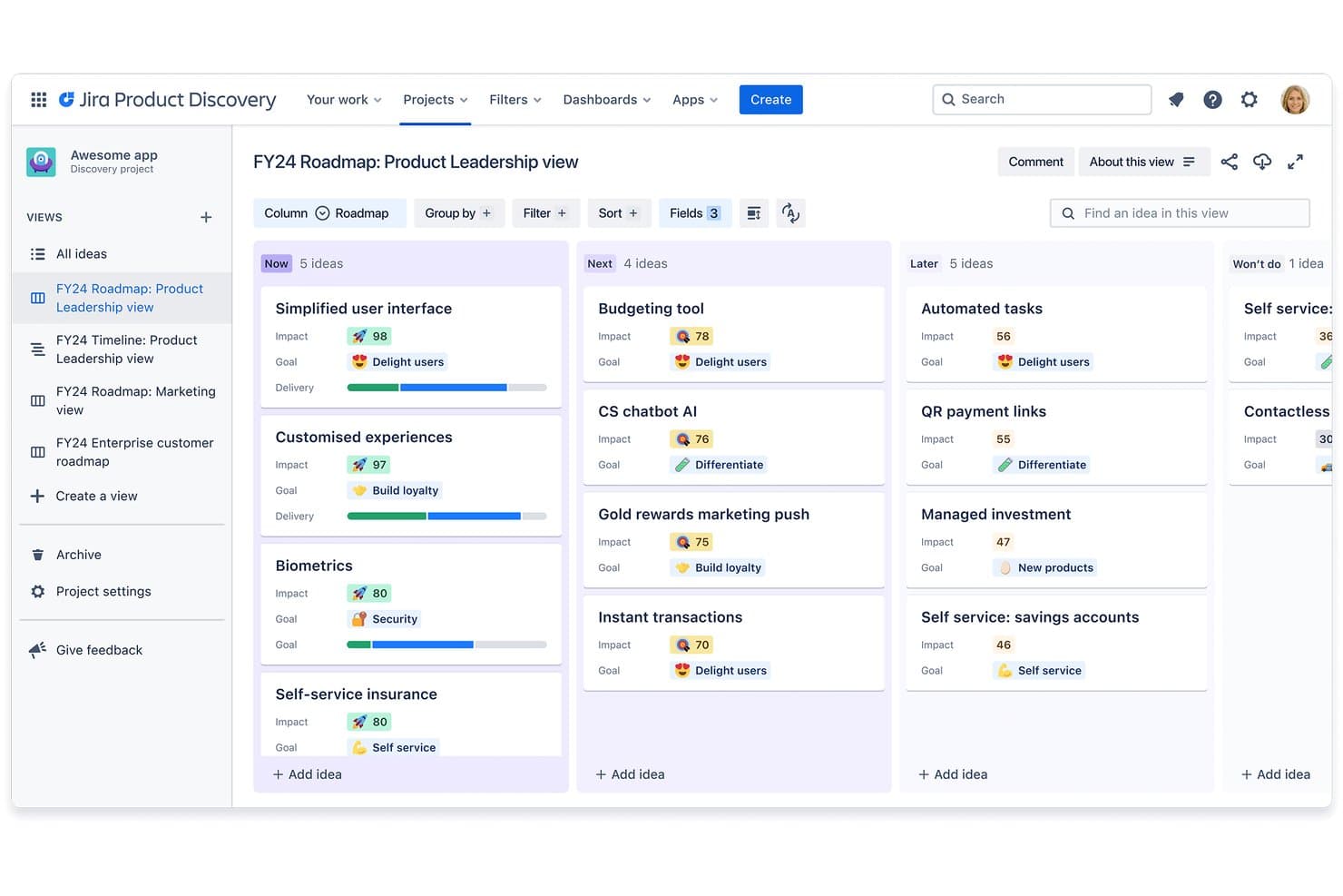 JIRA by Atlassian screenshot