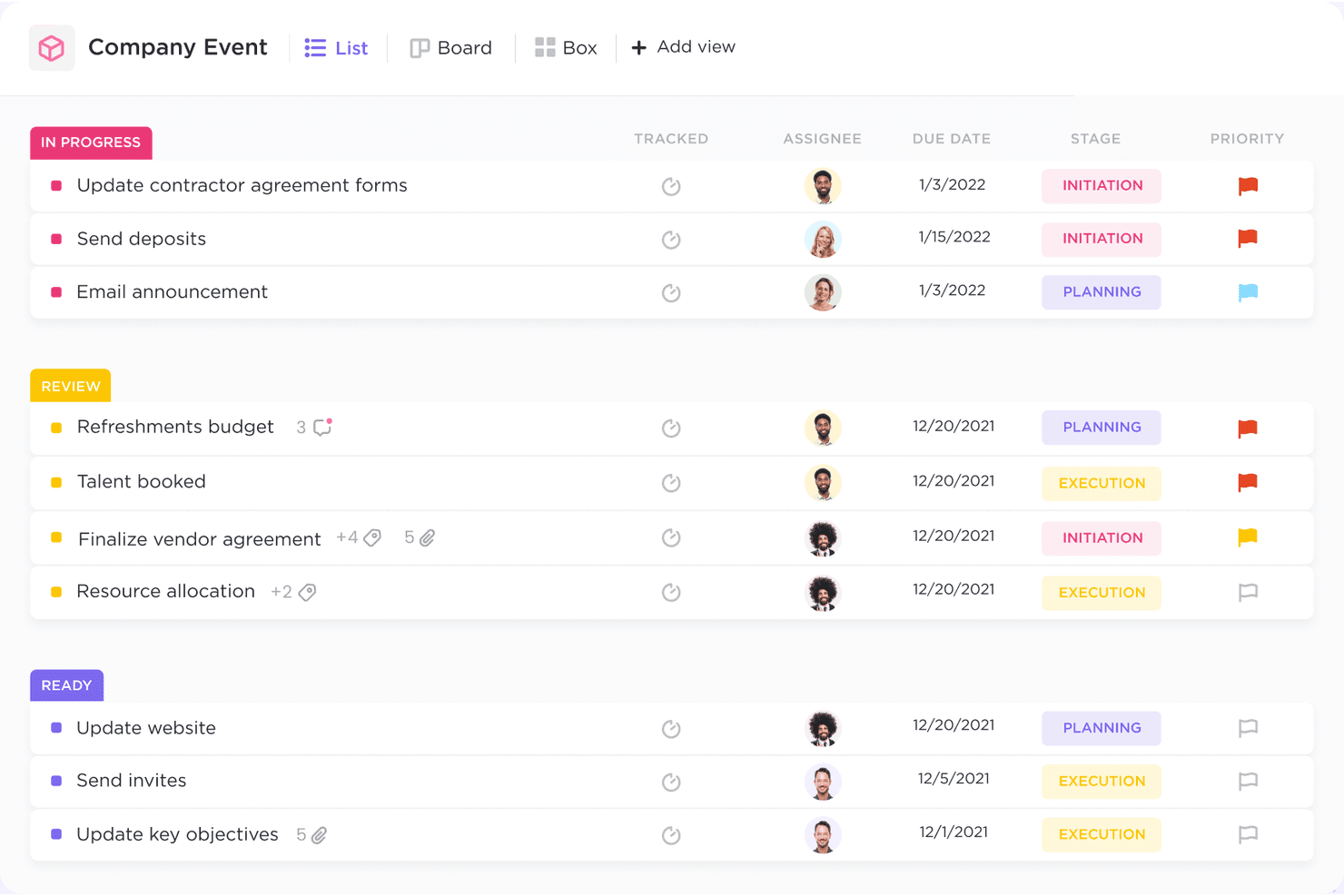 ClickUp screenshot