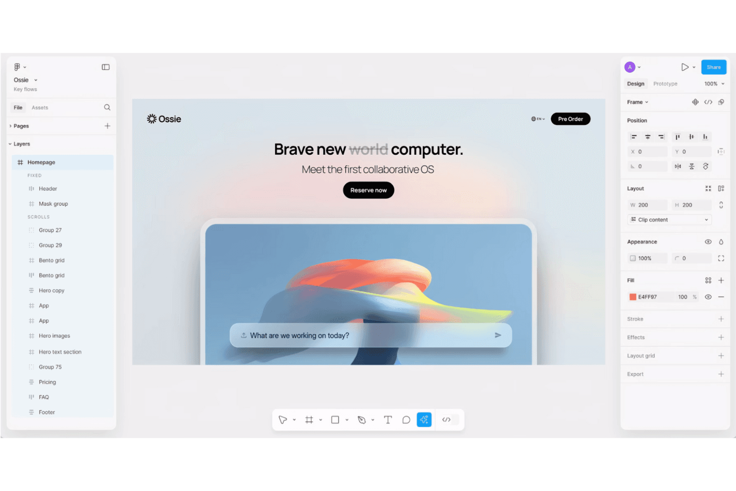 Framer screenshot