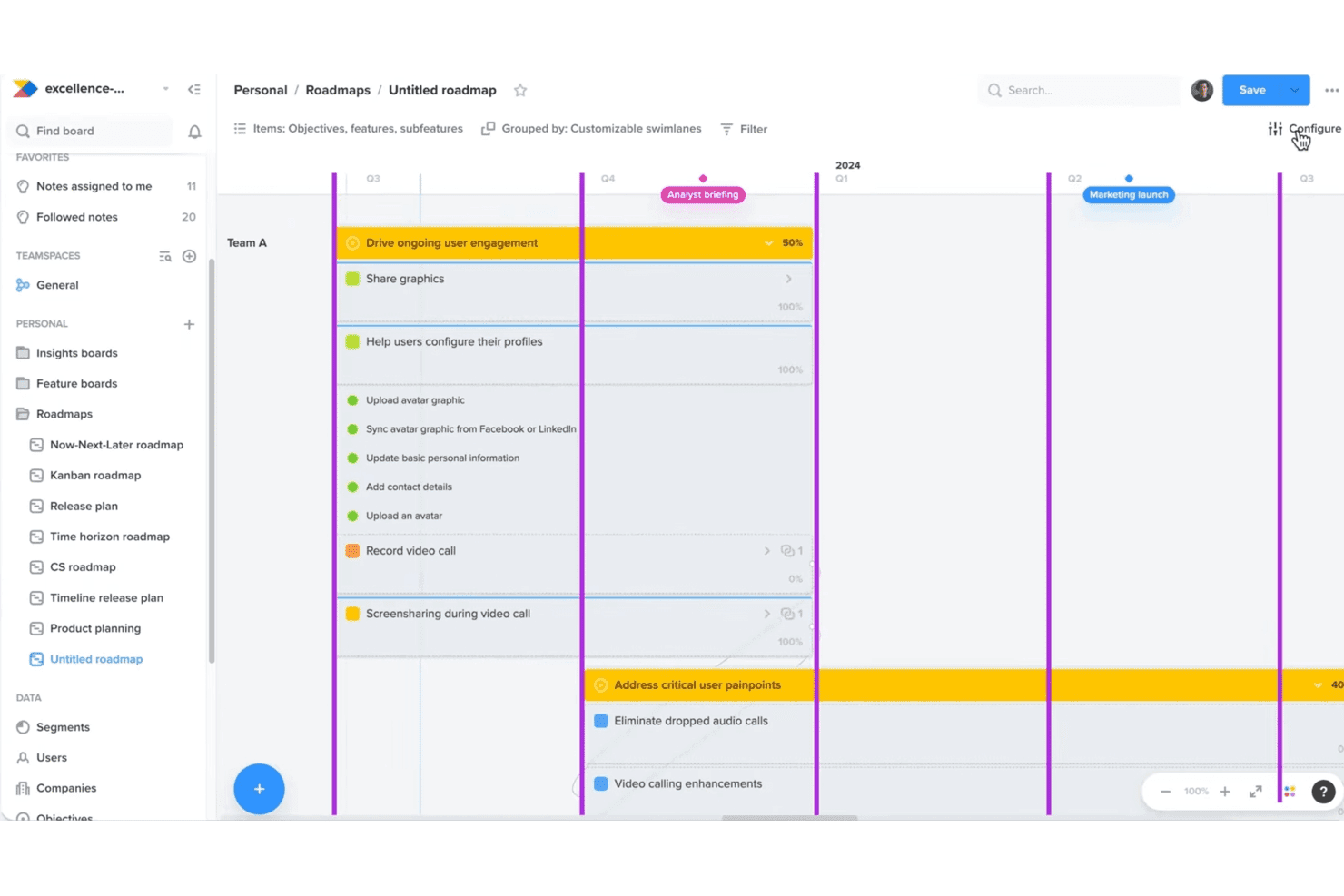 Productboard screenshot