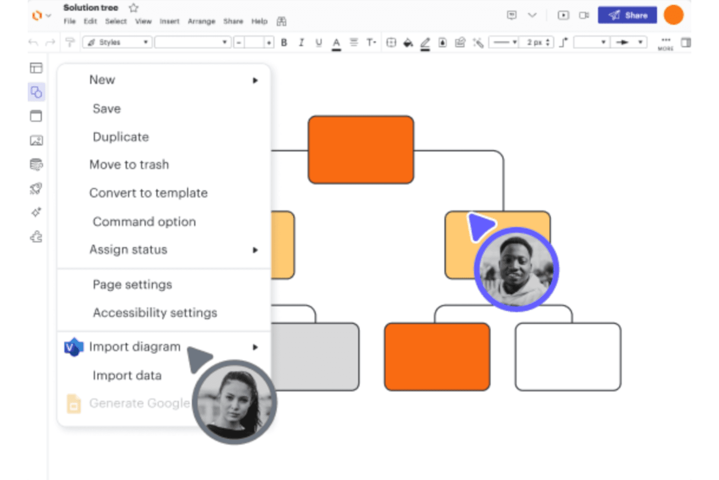 Lucidchart screenshot