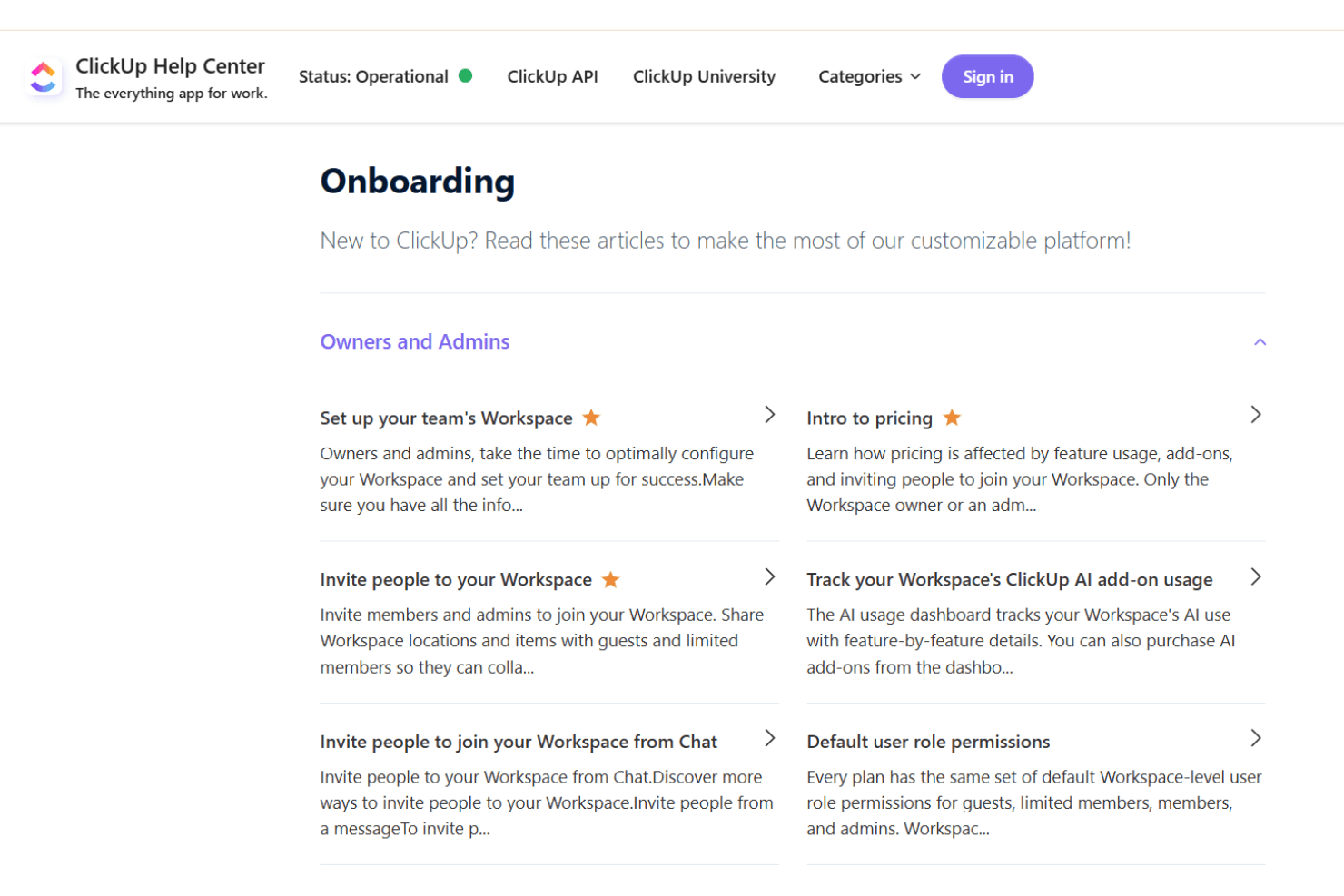 ClickUp screenshot