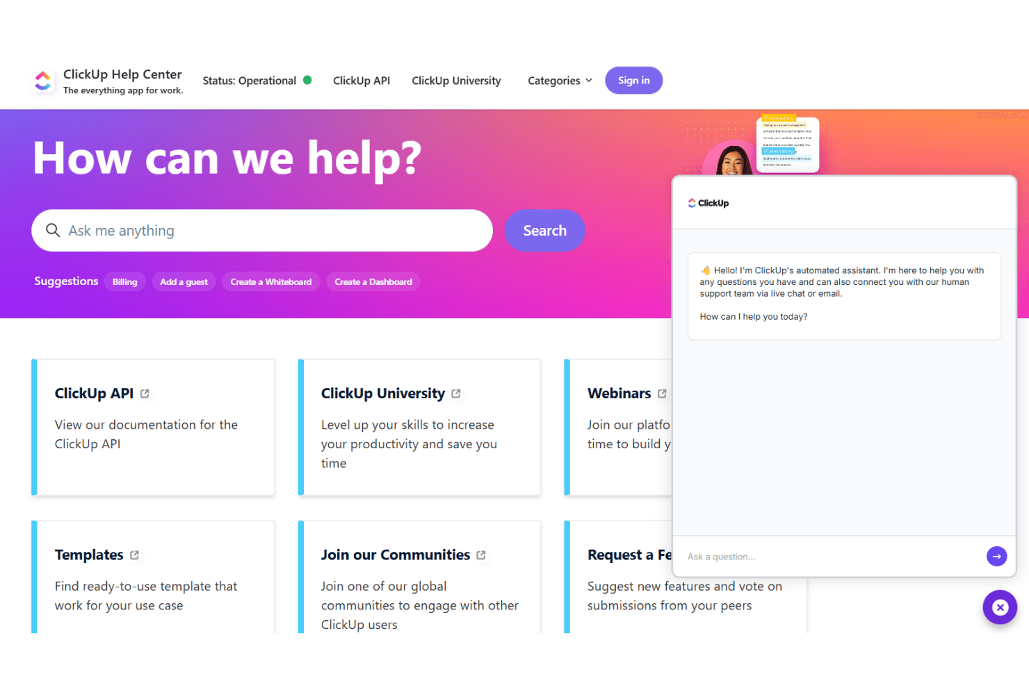 ClickUp screenshot
