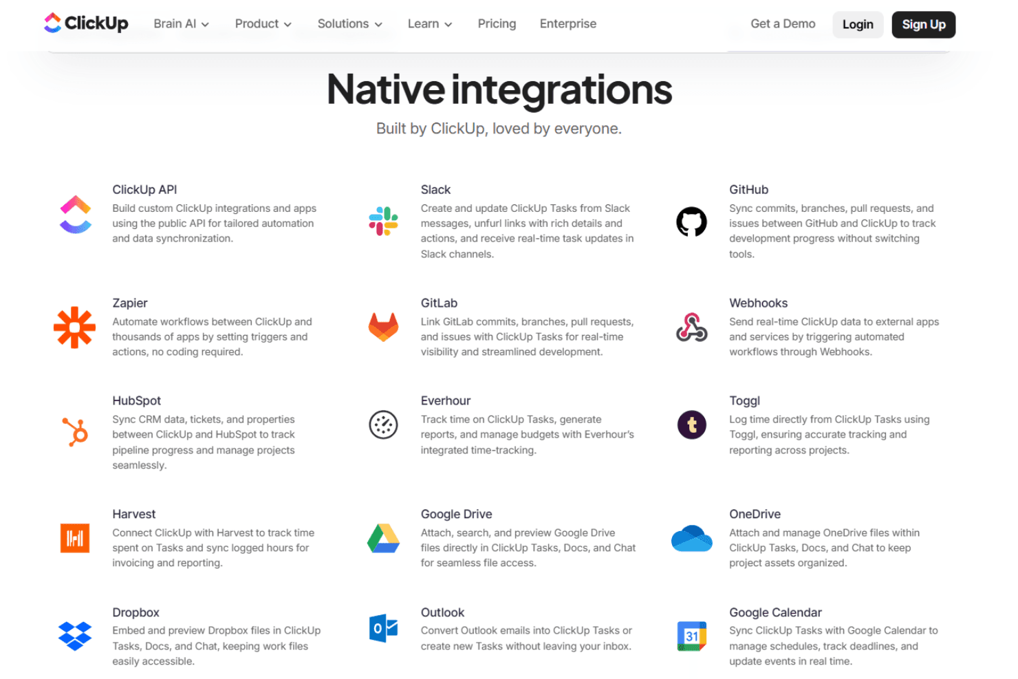 ClickUp screenshot