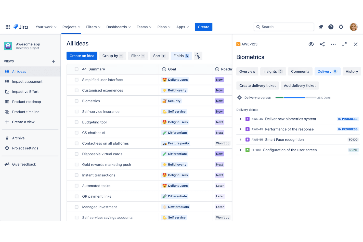 Jira screenshot