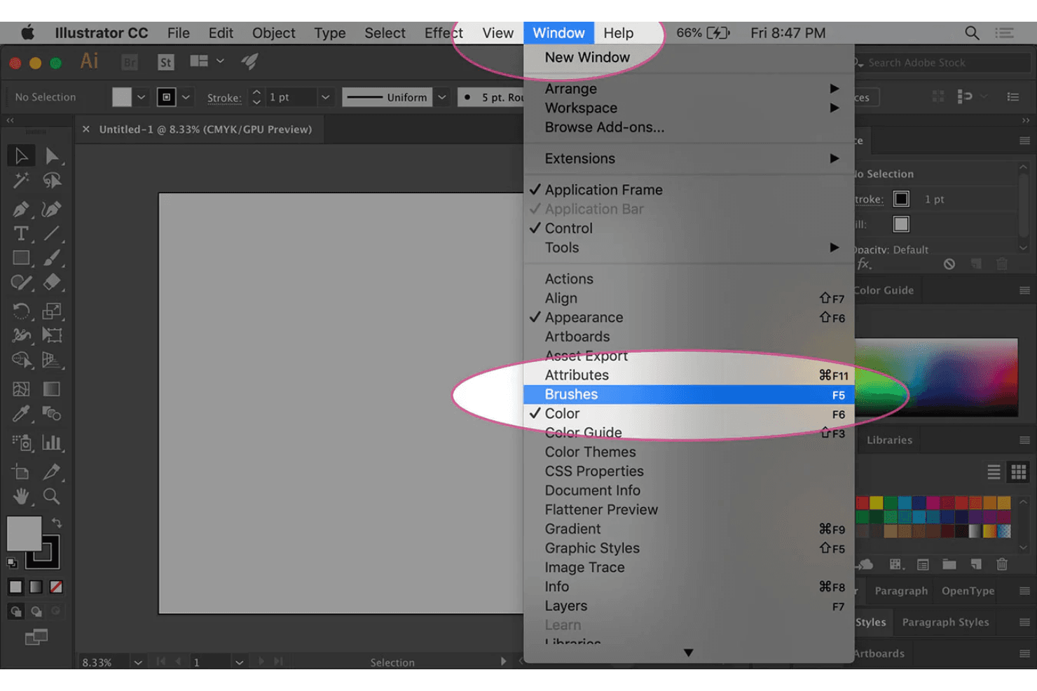 Adobe Illustrator screenshot