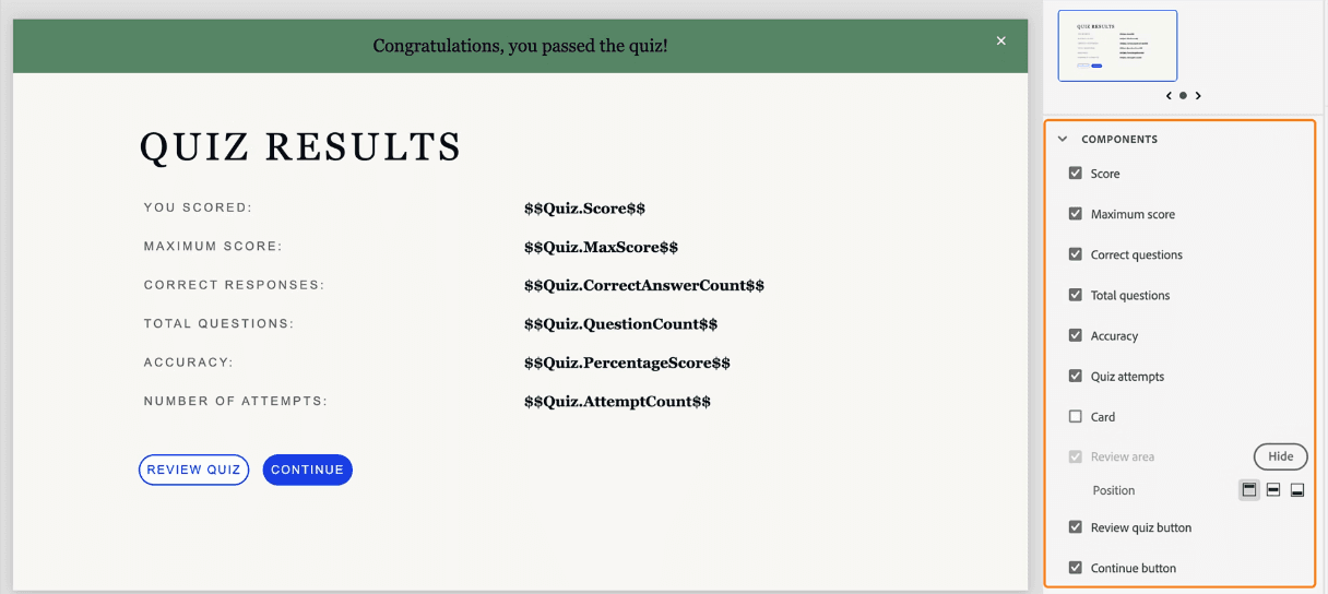 Adobe Captivate screenshot