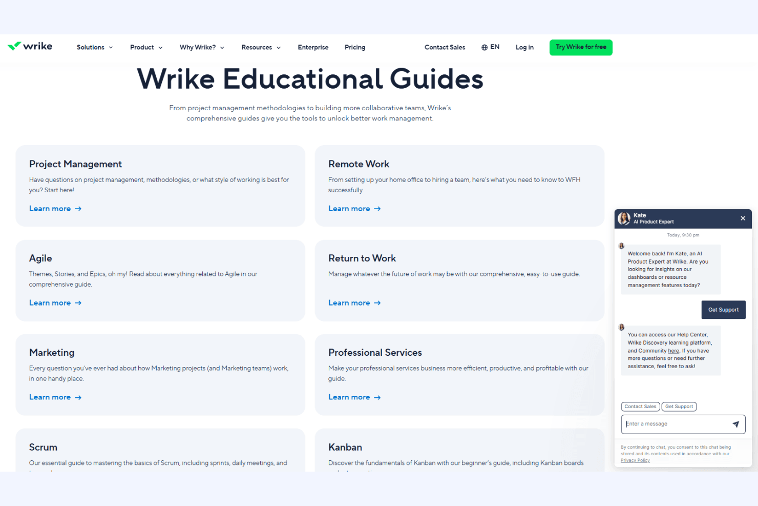 Wrike screenshot