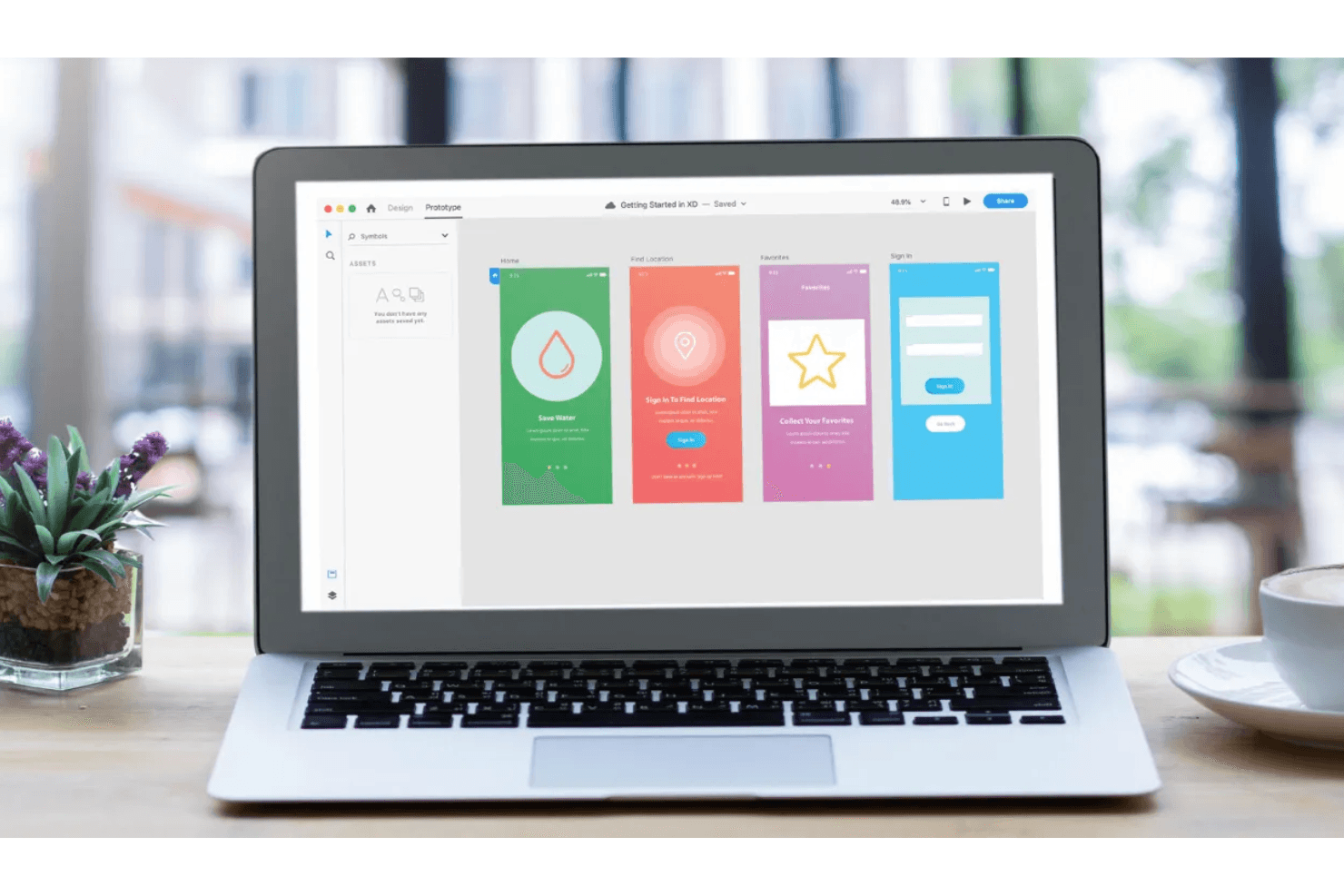 Adobe XD screenshot