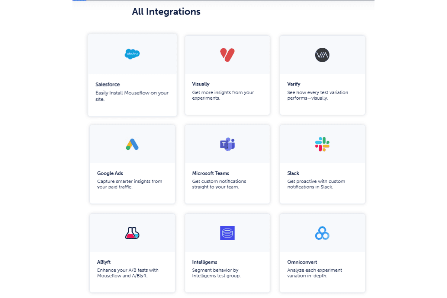Mouseflow screenshot