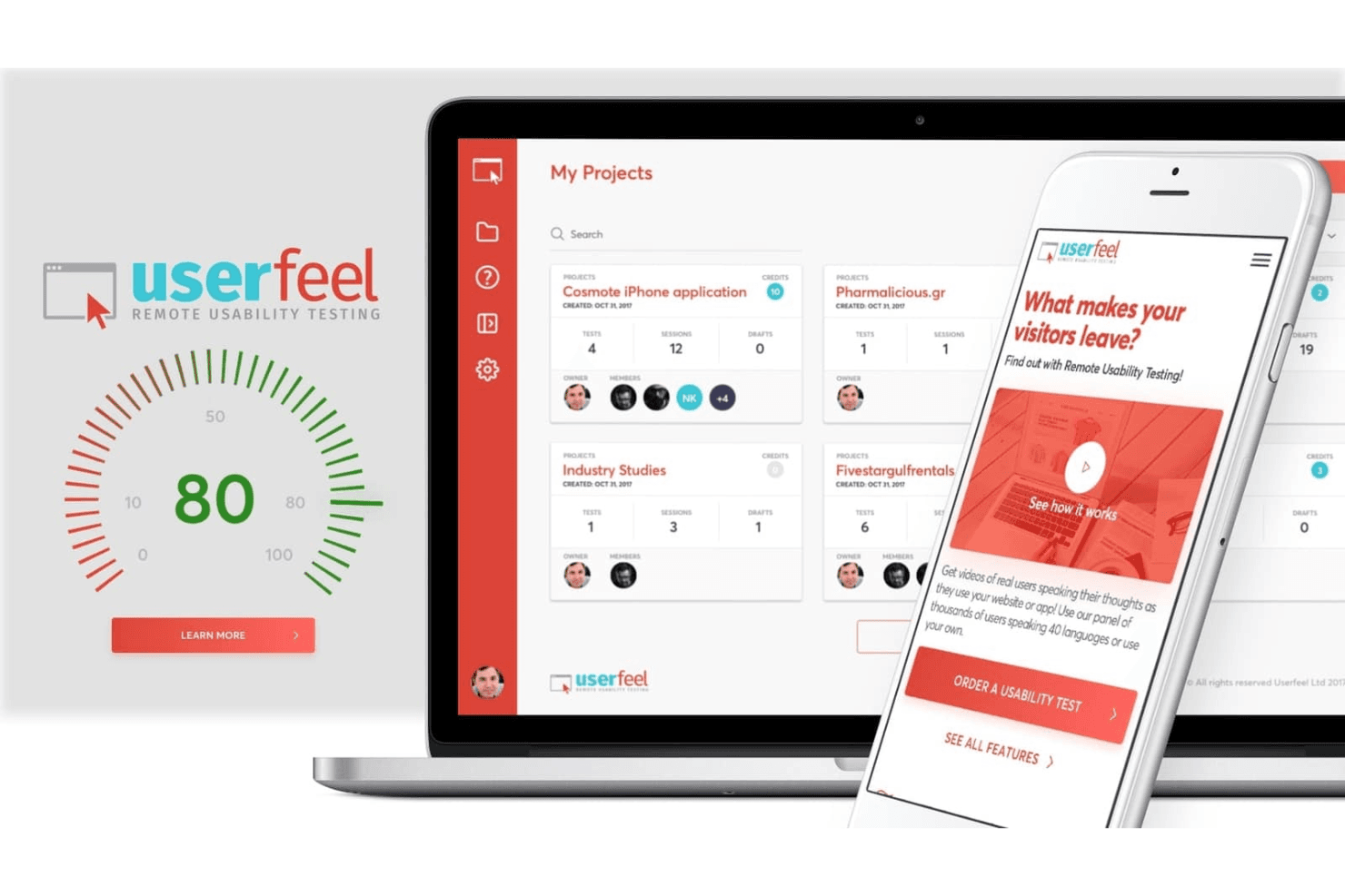 Userfeel screenshot