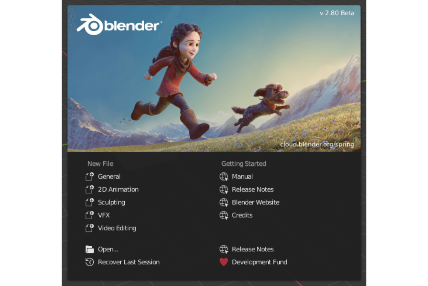 Blender screenshot