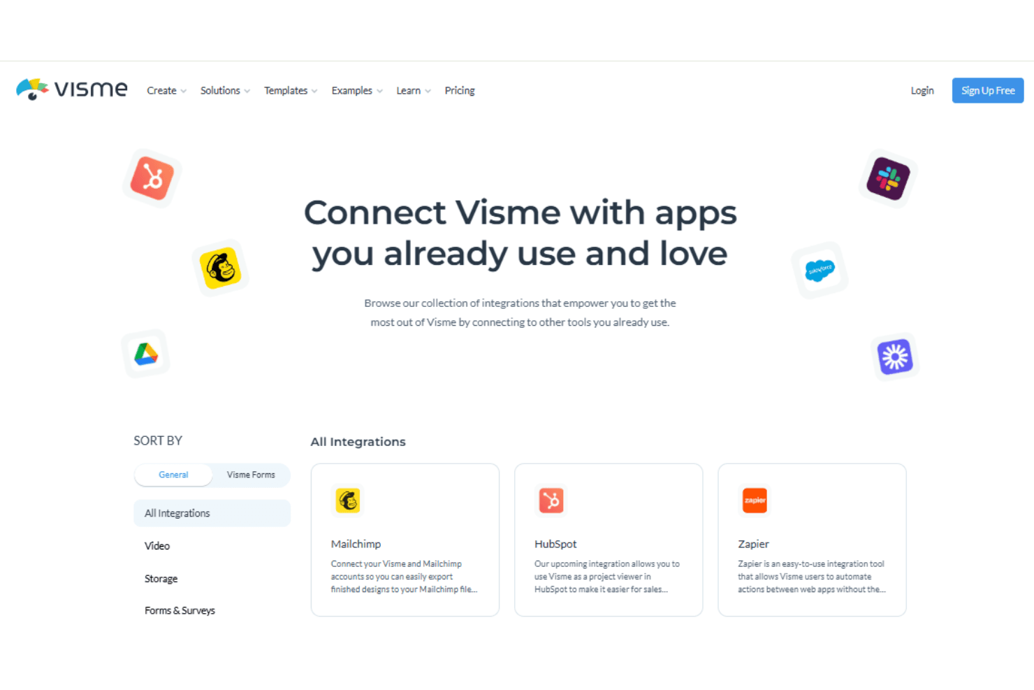 Visme screenshot