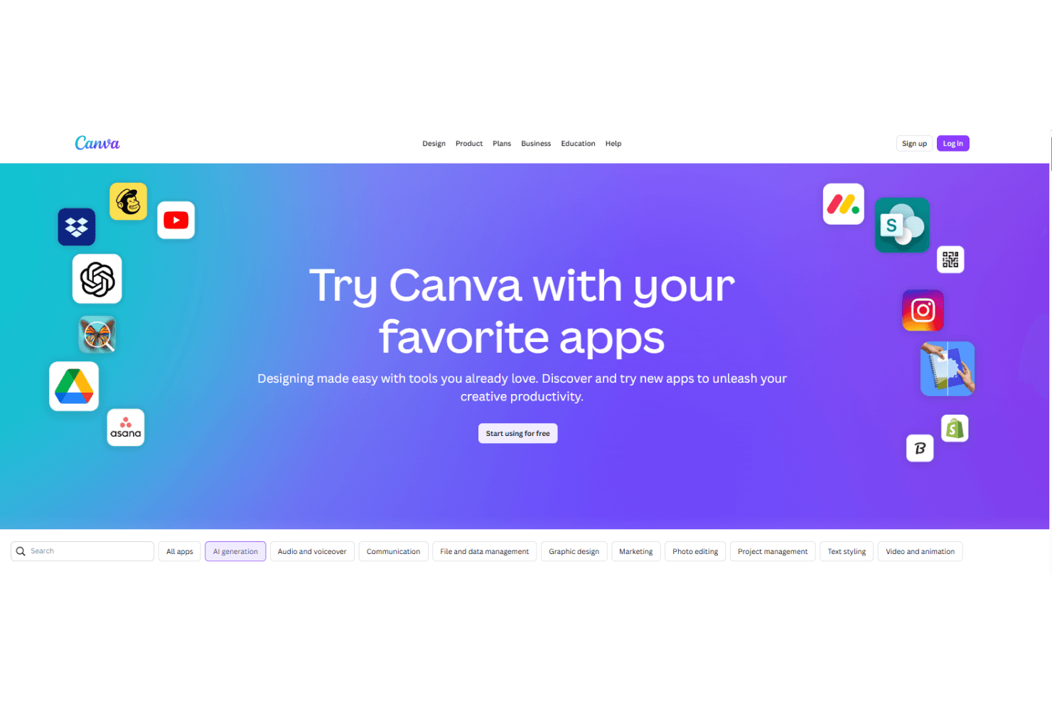 Canva screenshot