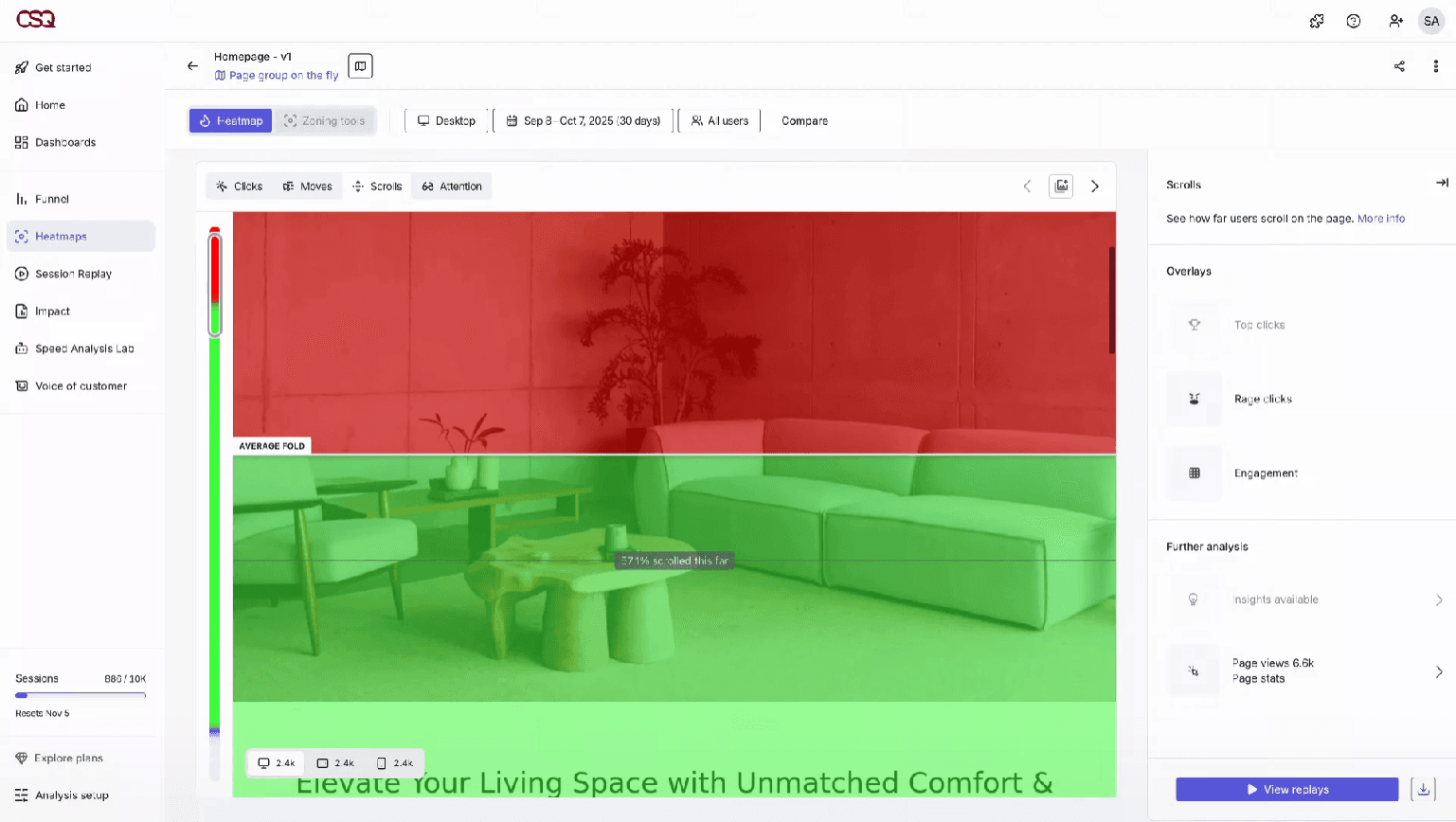 Hotjar (by Contentsquare) screenshot