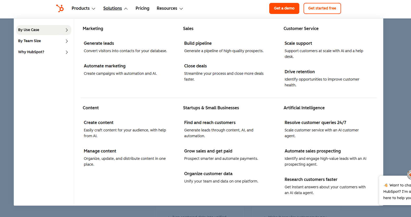 HubSpot screenshot