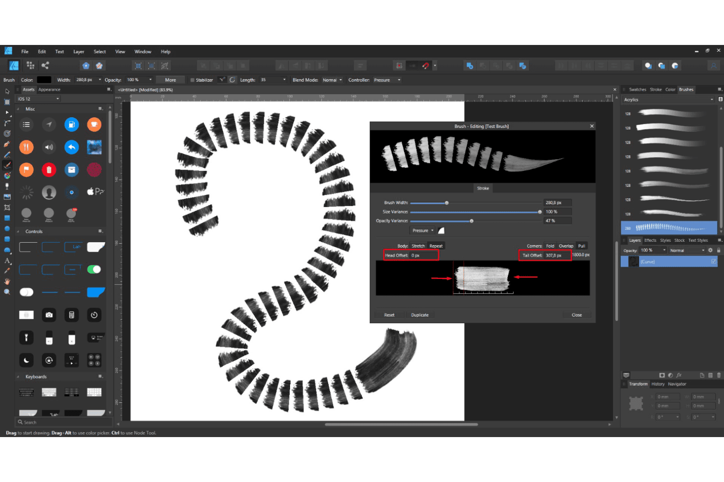 Affinity Designer screenshot