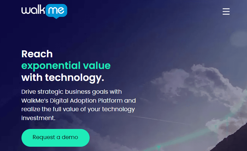 WalkMe screenshot