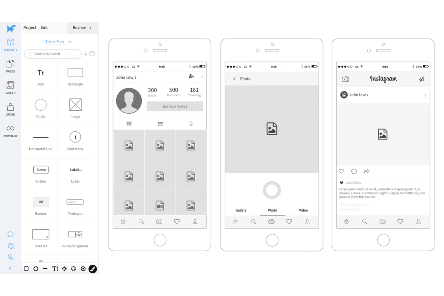 MockFlow screenshot