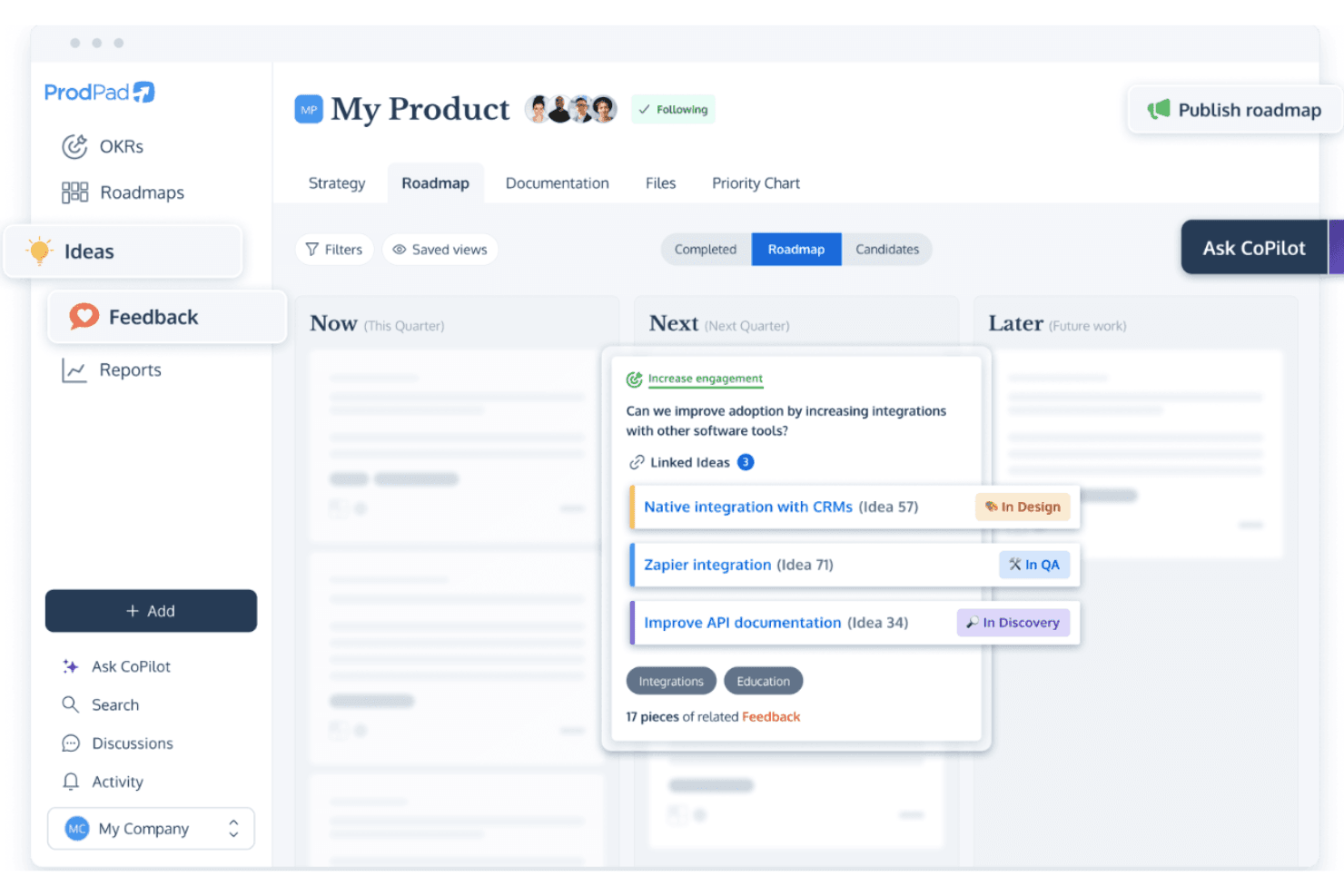 ProdPad screenshot