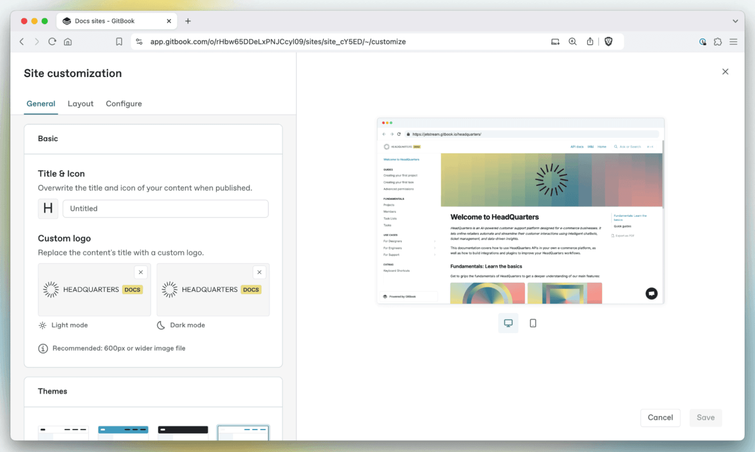 GitBook screenshot