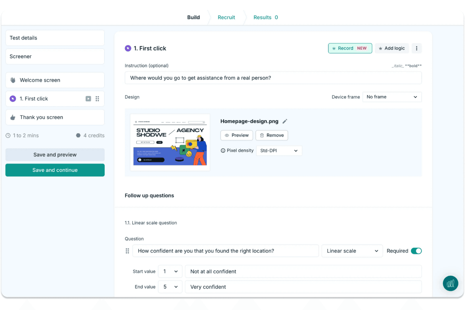 Lyssna screenshot