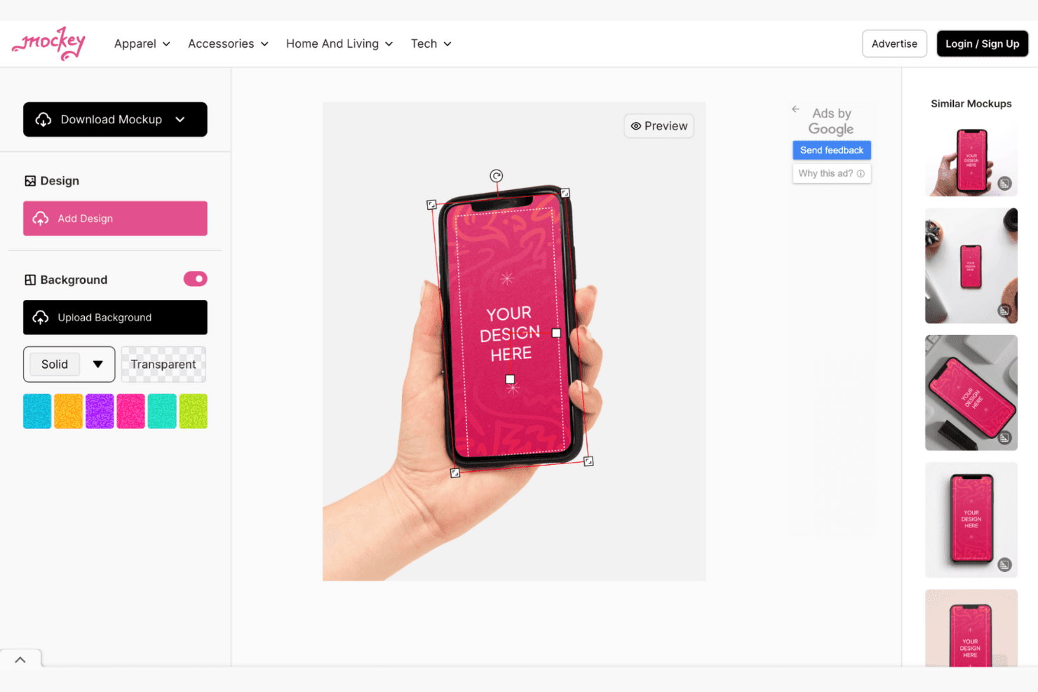 Mockey screenshot