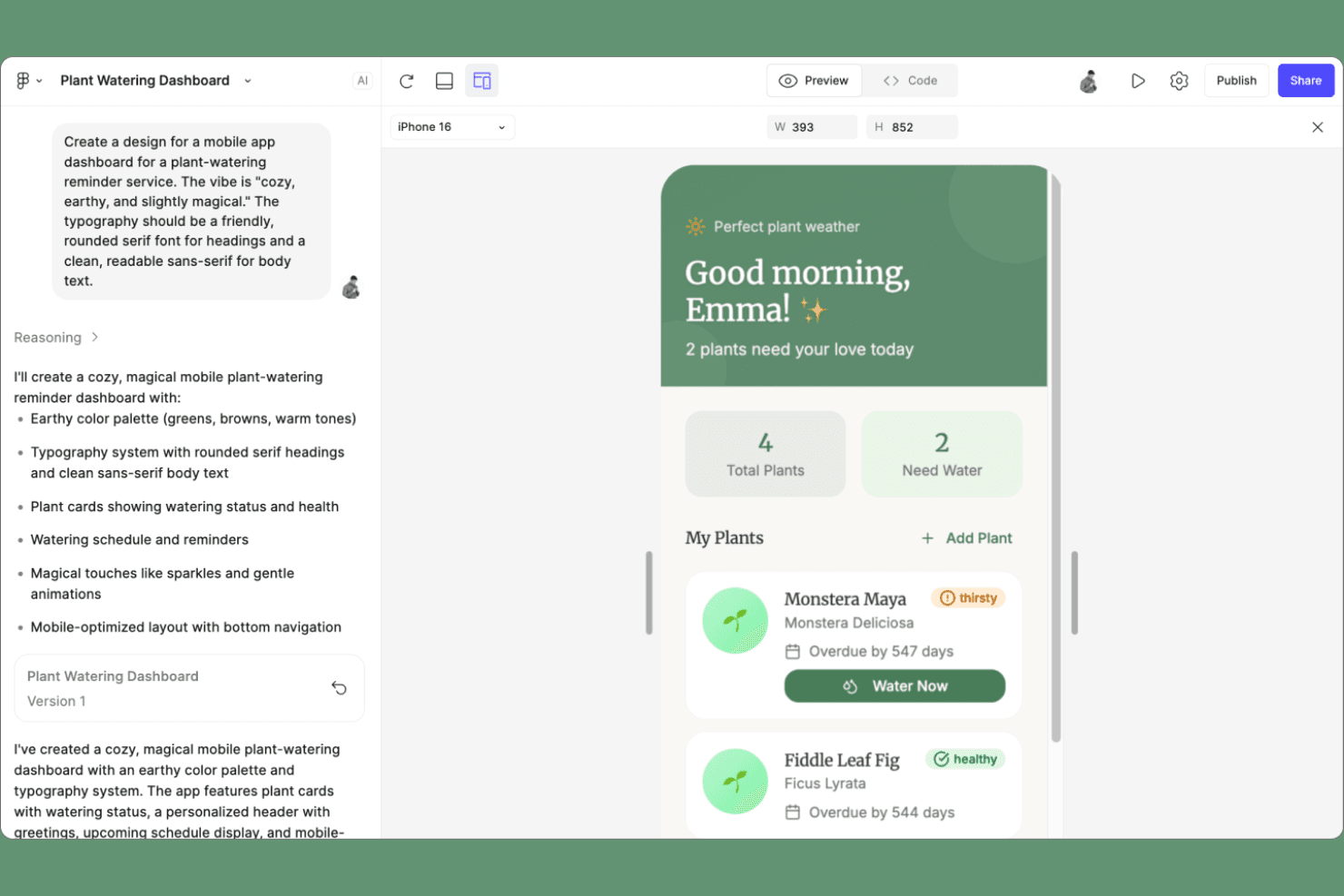 Figma Make screenshot