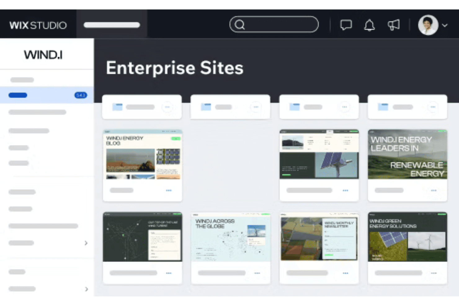 Wix Studio screenshot