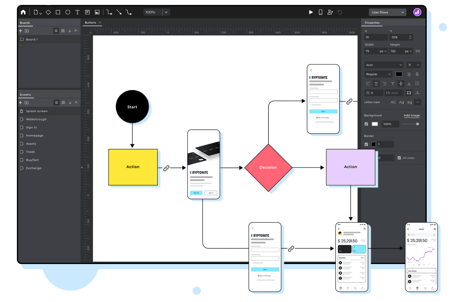 Justinmind enables interactive wireframing and prototyping for apps.