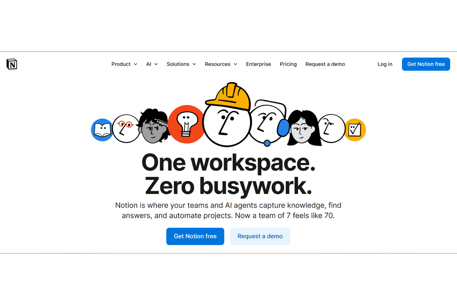 Notion is a flexible workspace for tasks, projects, and team collaboration.