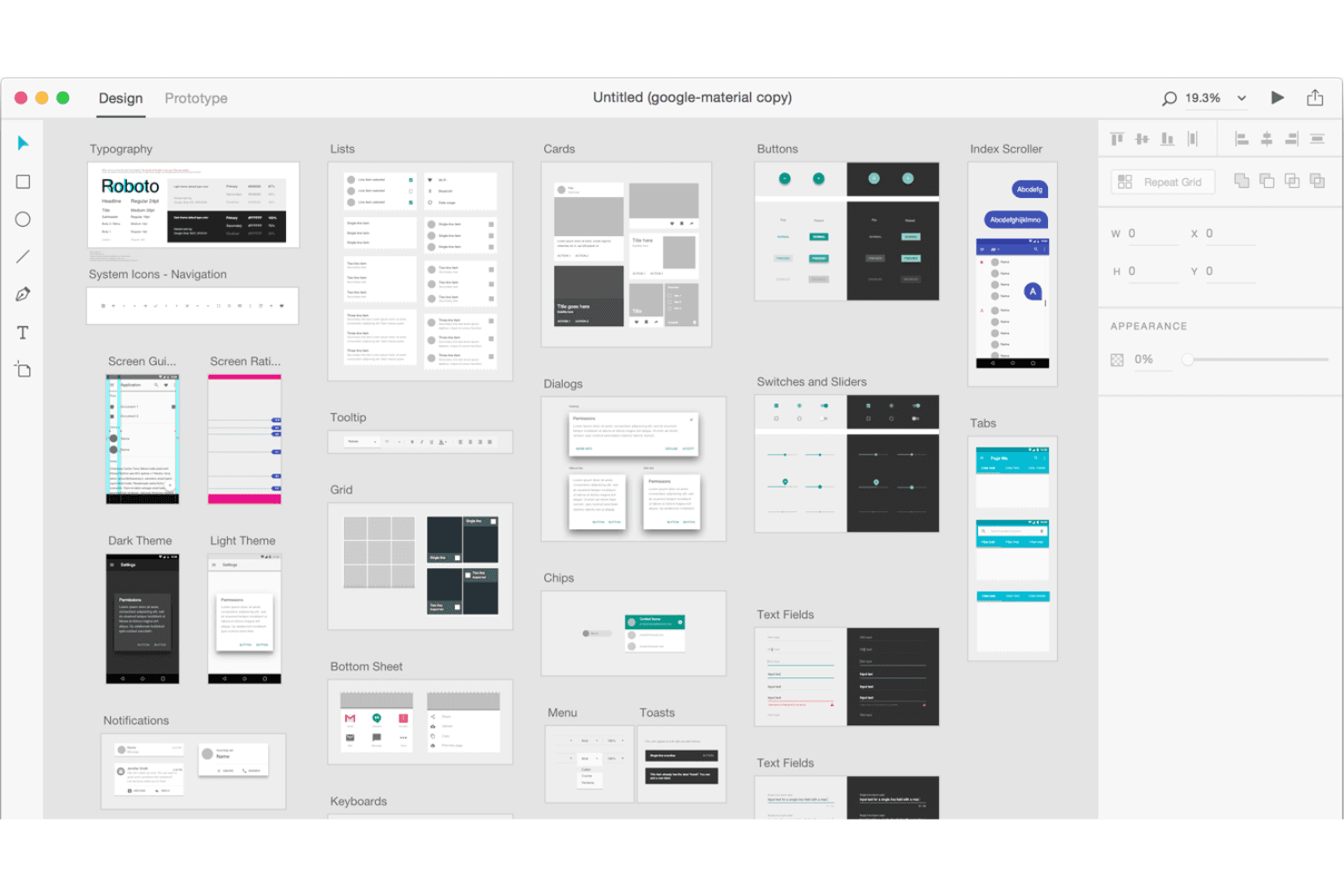 Adobe XD designs and prototypes responsive web and mobile interfaces.