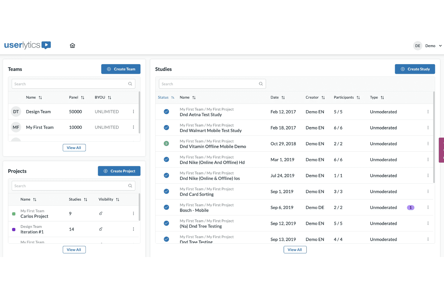 Userlytics runs usability tests to capture real user insights.