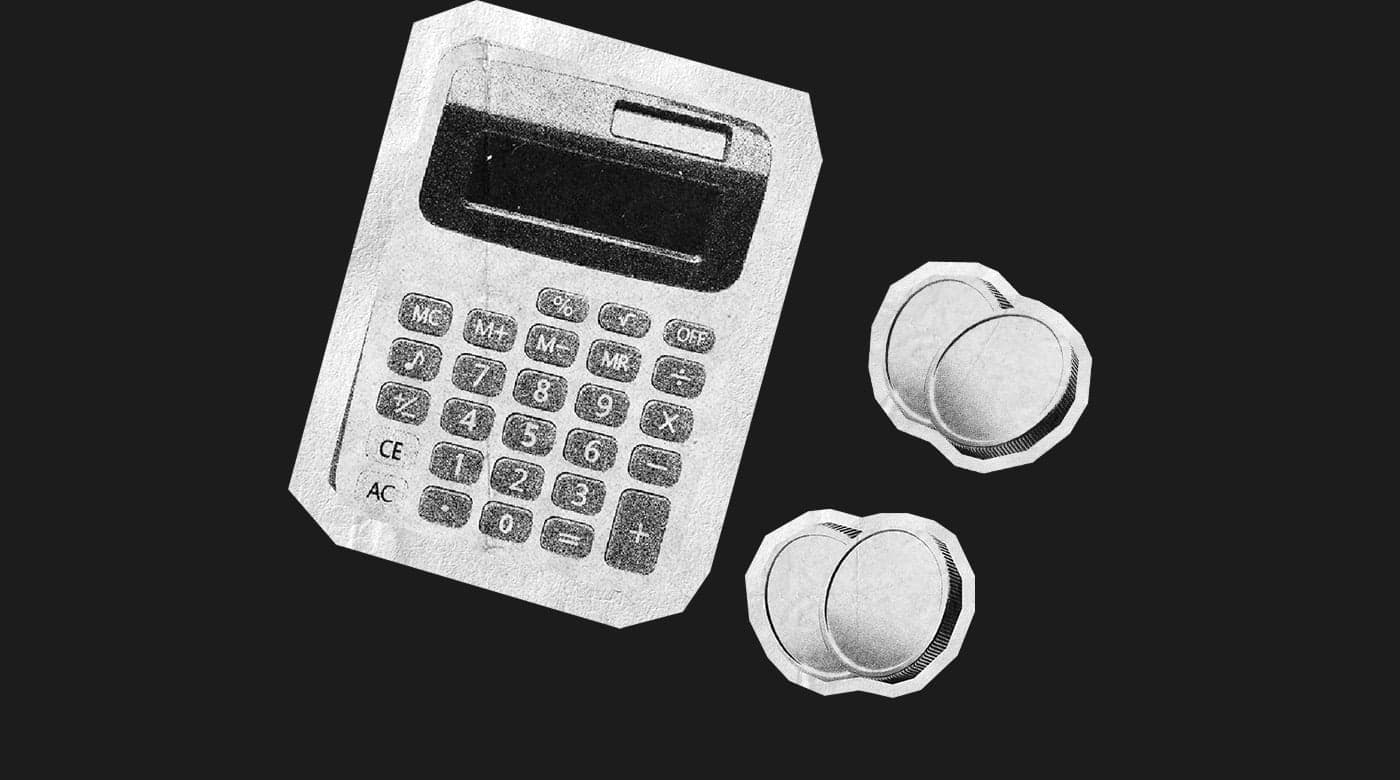 an image of a calculator symbolizing the calculation of retention rate