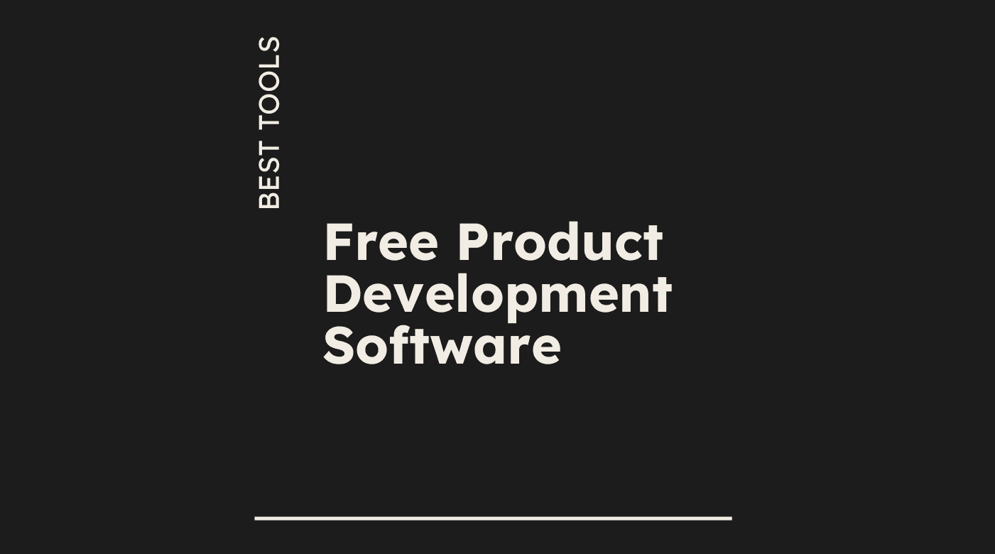 Free product development software best tools 22845