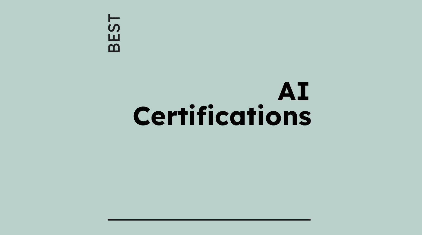 Ai certifications generic best of 80798
