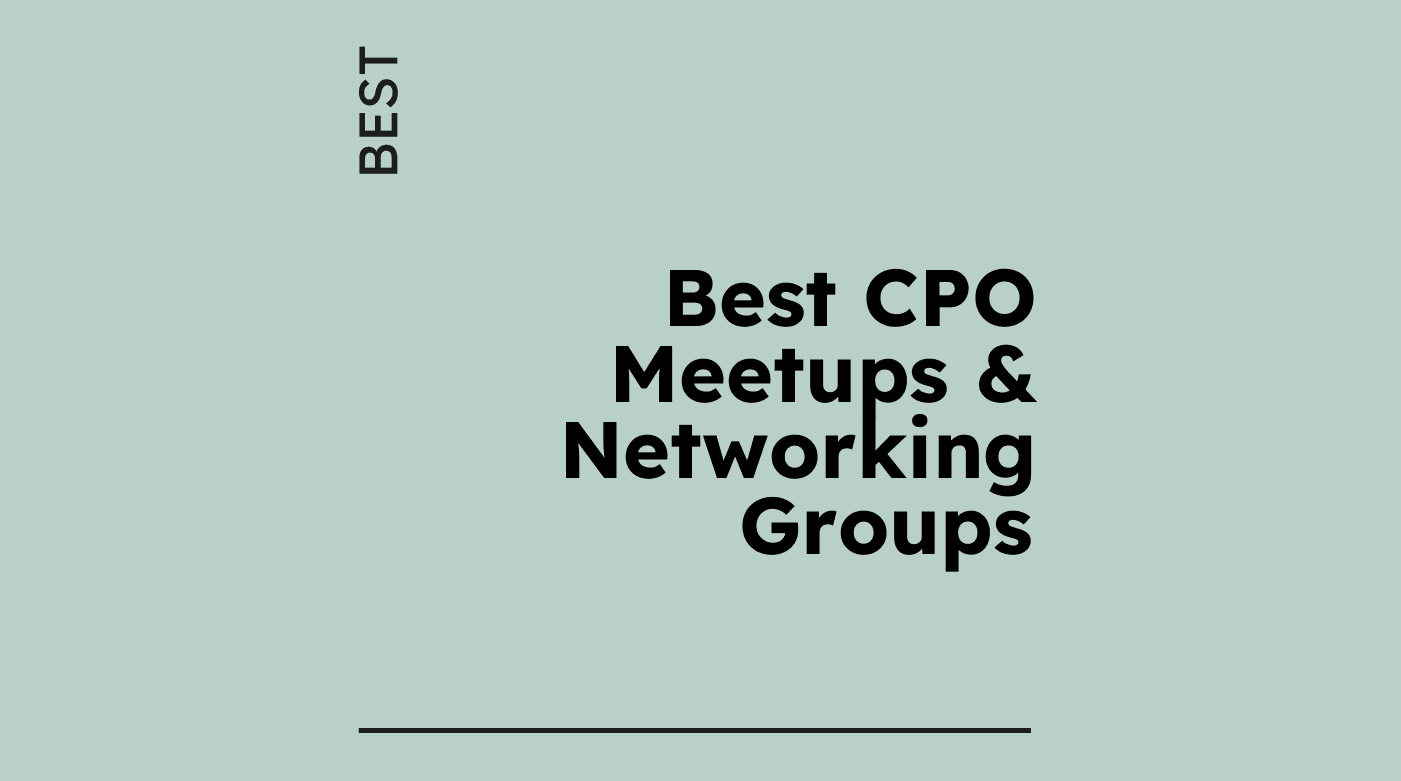 Best cpo meetups networking groups generic best of 49558