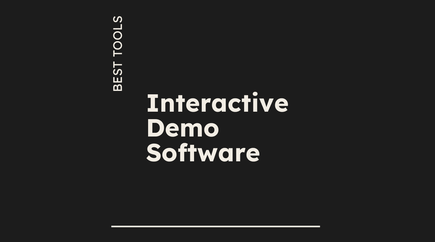 Interactive demo software best tools 67466