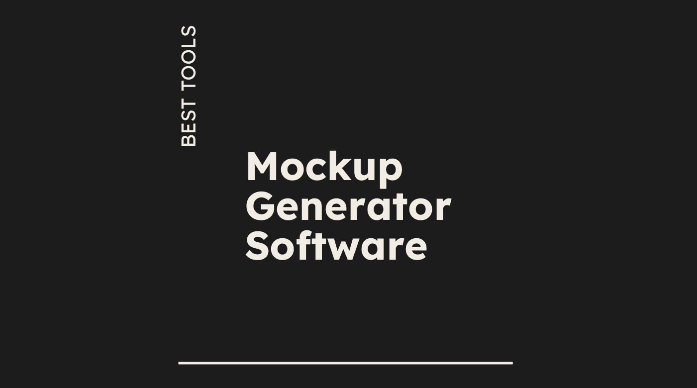 Mockup generator software best tools 25191