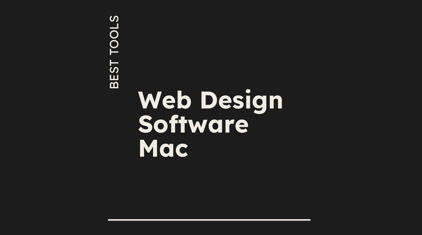Web design software mac best tools 83672