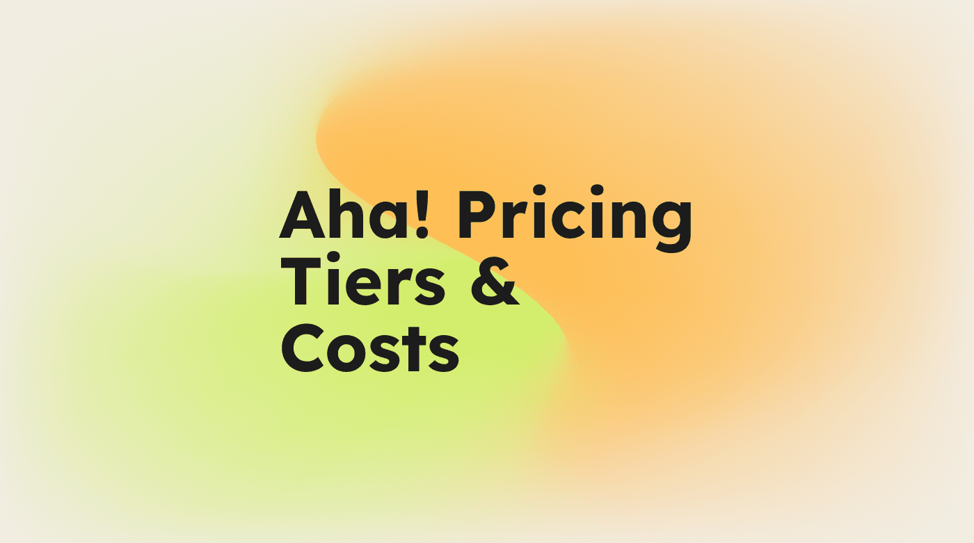 Aha pricing tiers costs standard editorial post 14394