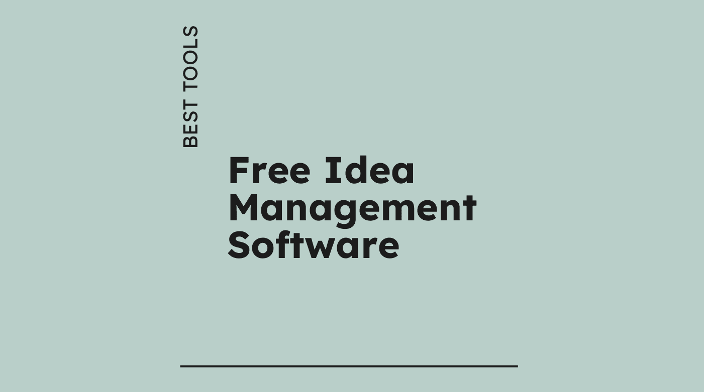 Free idea management software best tools 16160