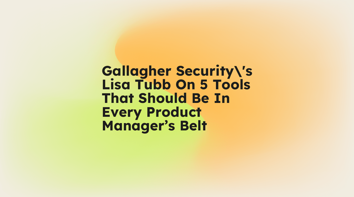 Gallagher securitys lisa tubb on 5 tools that should be in every product managers belt standard editorial post 04906