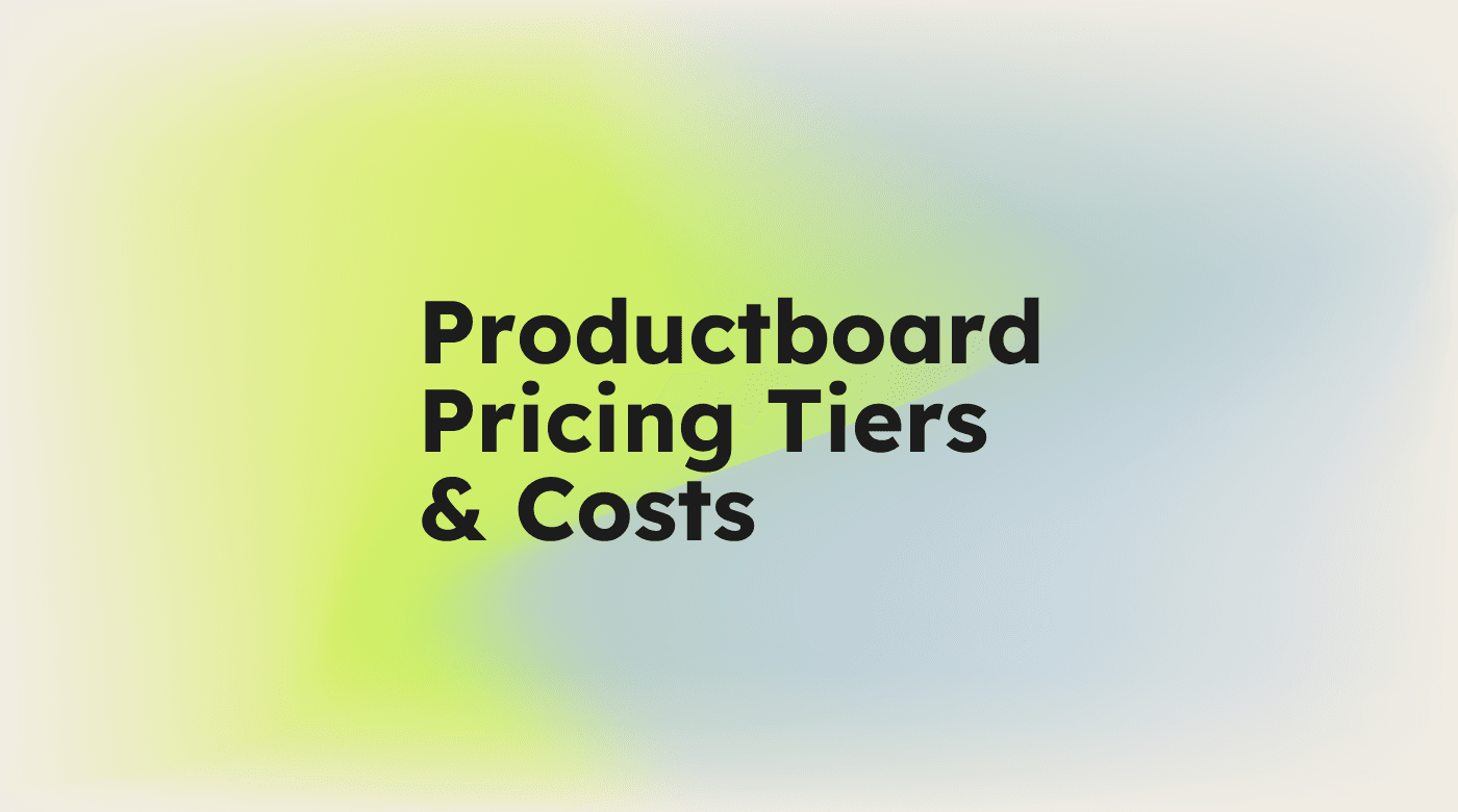 Productboard pricing tiers costs standard editorial post 97876