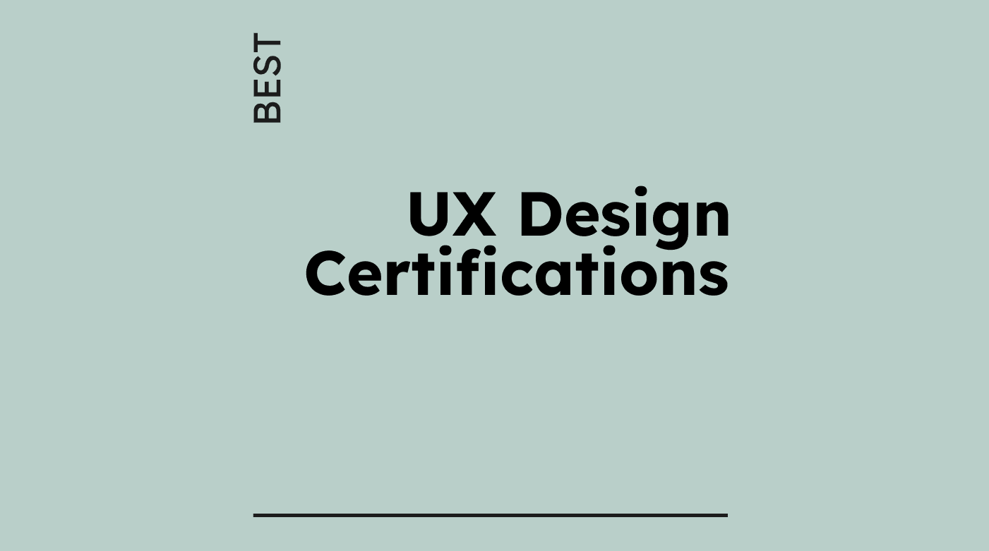 Ux design certifications generic best of 62468